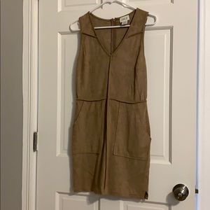 Brown Velvet Dress